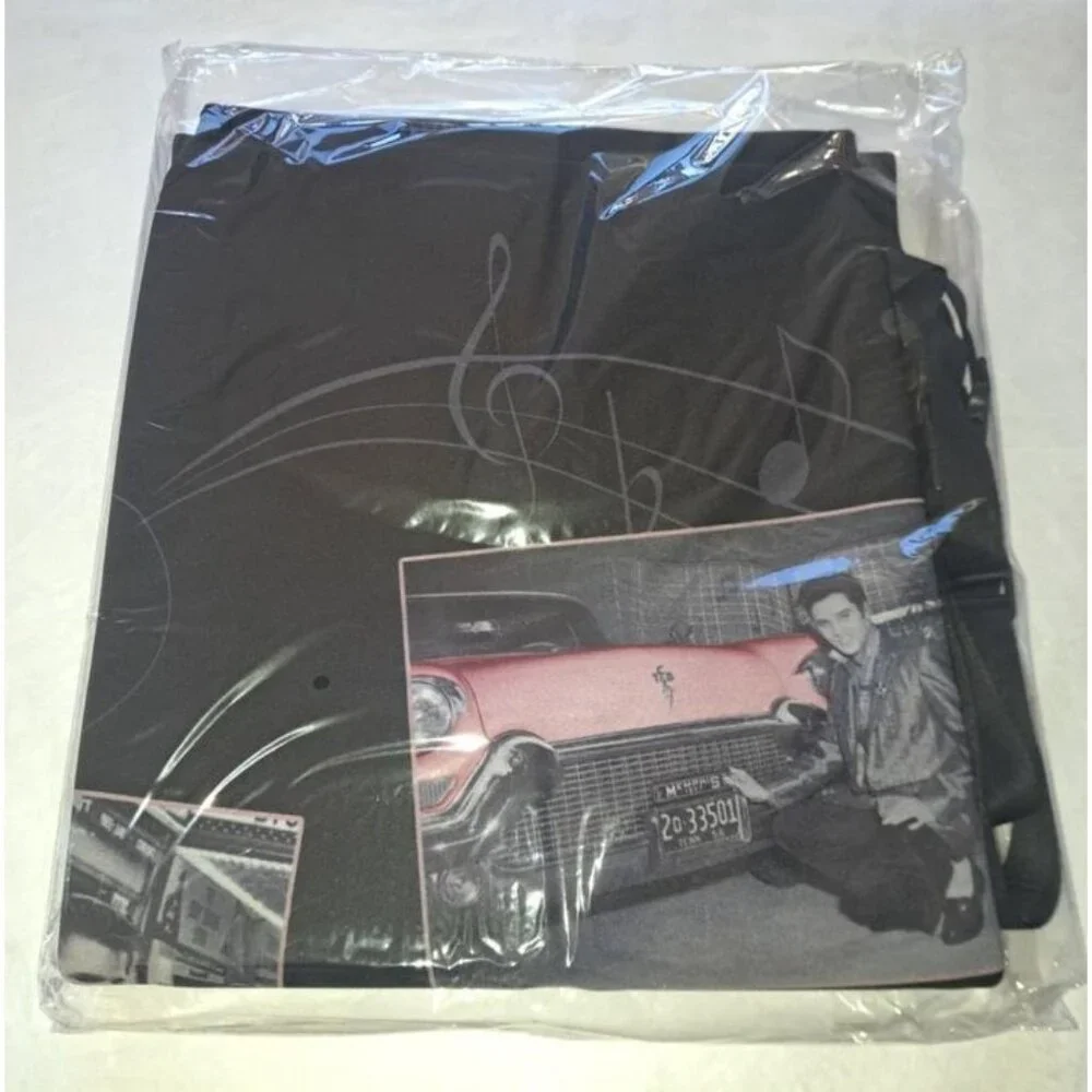 Elvis Presley Black & Pink Cadillac Car Seat Cover 1 pc Auto Decor The King New - Picture 2 of 4